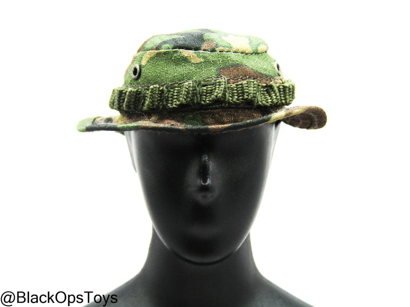 Load image into Gallery viewer, Vietnam Era Woodland Camo Uniform Set w/Boonie Hat
