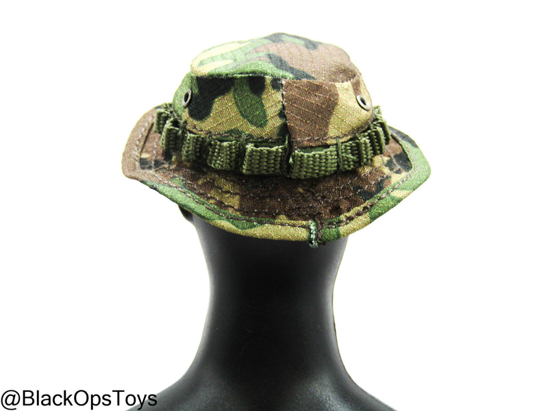 Load image into Gallery viewer, Vietnam Era Woodland Camo Uniform Set w/Boonie Hat
