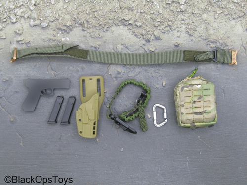 75th Ranger Regiment S - Green Belt w/Pistol w/Holster