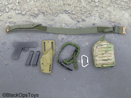 75th Ranger Regiment S - Green Belt w/Pistol w/Holster
