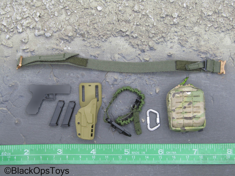 Load image into Gallery viewer, 75th Ranger Regiment S - Green Belt w/Pistol w/Holster
