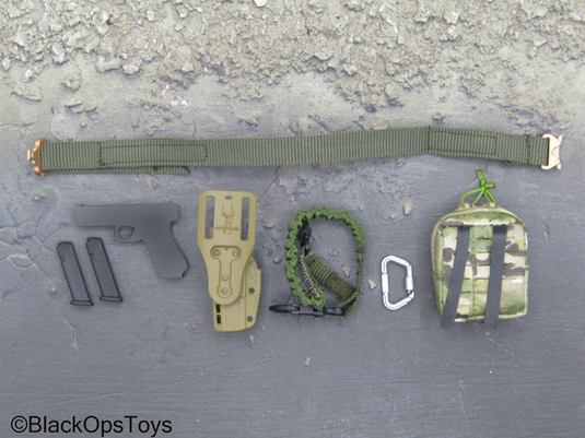 75th Ranger Regiment S - Green Belt w/Pistol w/Holster