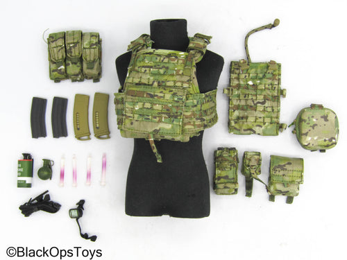 75th Ranger Regiment S - Multicam MOLLE Combat Vest w/Pouches