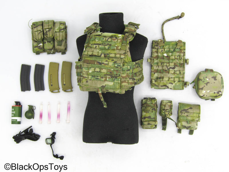 Load image into Gallery viewer, 75th Ranger Regiment S - Multicam MOLLE Combat Vest w/Pouches
