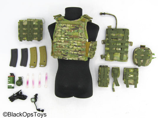 75th Ranger Regiment S - Multicam MOLLE Combat Vest w/Pouches