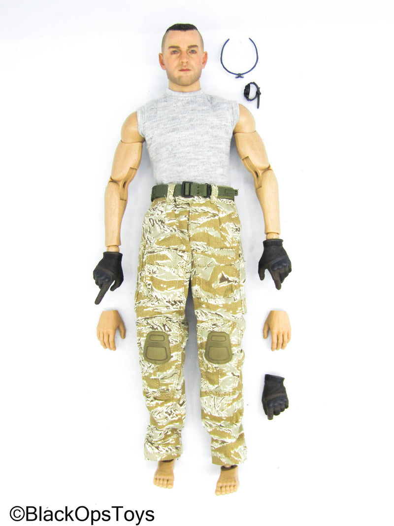 Load image into Gallery viewer, 75th Ranger Regiment S - Male Body w/Desert Tiger Stripe Pants &amp; Head
