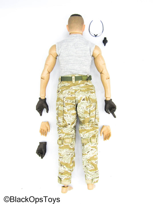 75th Ranger Regiment S - Male Body w/Desert Tiger Stripe Pants & Head