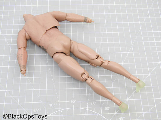 Male Base Tattoo Body w/Custom 3D Printed Feet (Hot Toys)