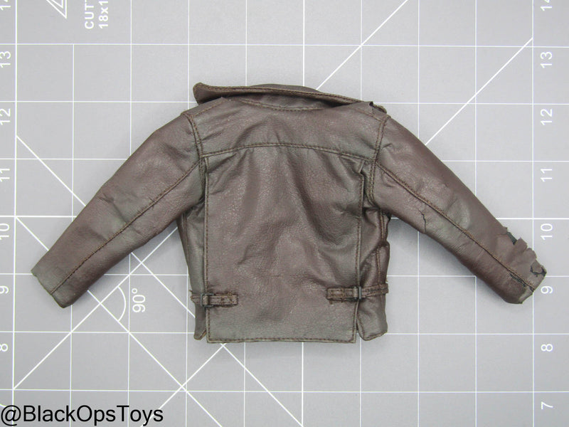 Load image into Gallery viewer, Indiana Jones - Brown Leather Like Jacket (Hot Toys) (READ DESC)

