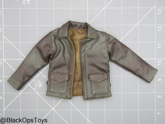 Indiana Jones - Brown Leather Like Jacket (Hot Toys)