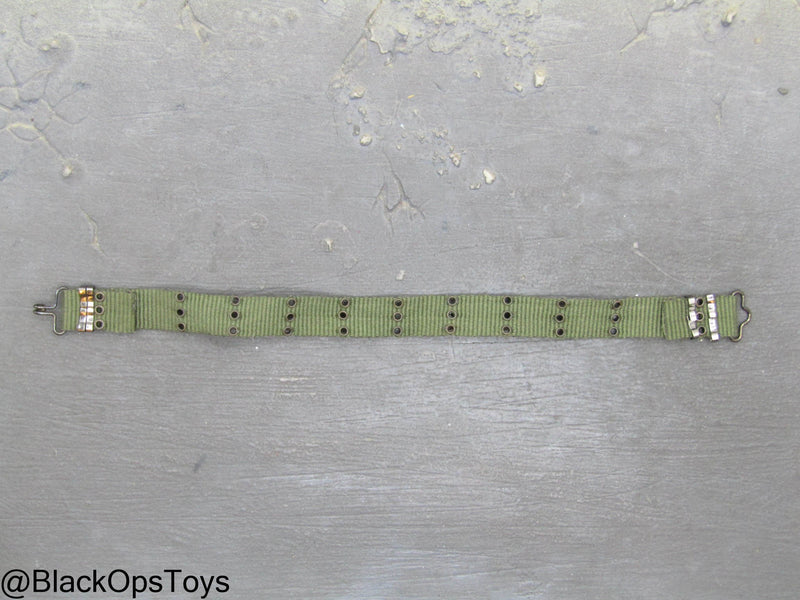 Load image into Gallery viewer, Vietnam Era OD Green Rivet Belt
