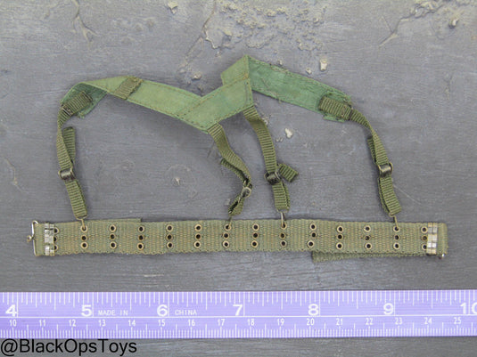 Vietnam Era OD Green Rivet Belt w/Harness