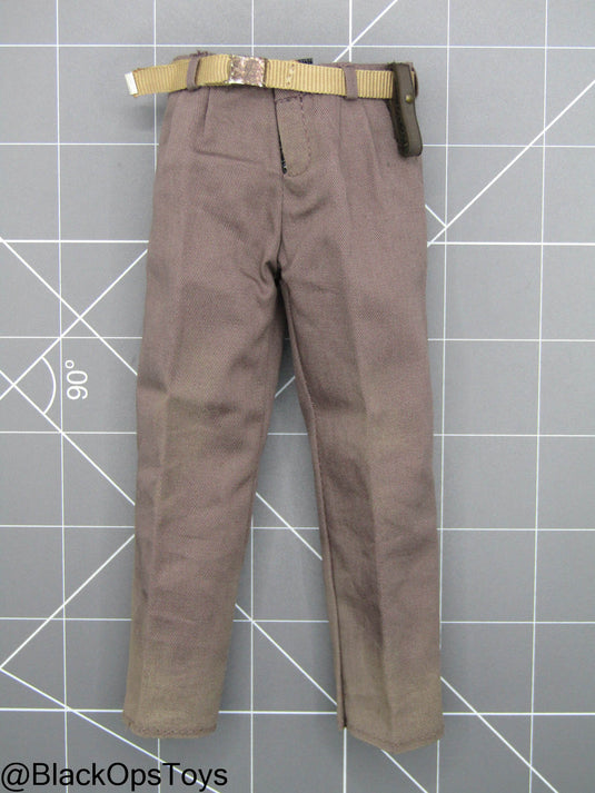 Indiana Jones - Brown Combat Pants w/Belt (Hot Toys)