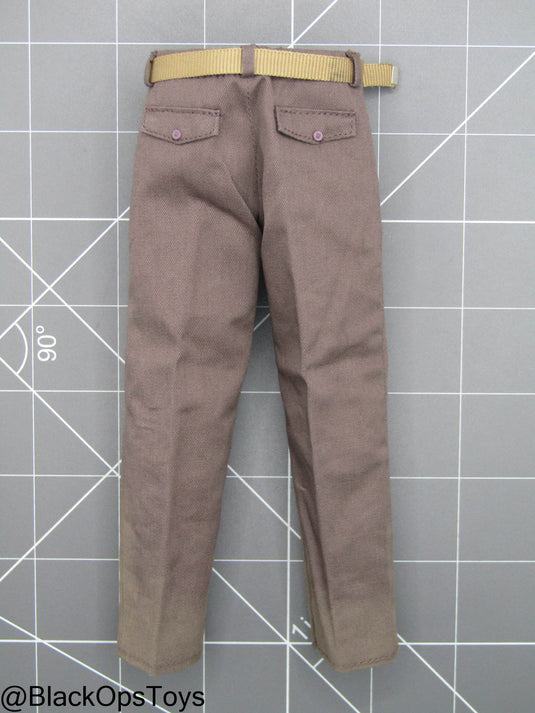 Indiana Jones - Brown Combat Pants w/Belt (Hot Toys)