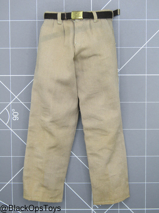 Indiana Jones - Tan Combat Pants w/Belt (READ DESC)