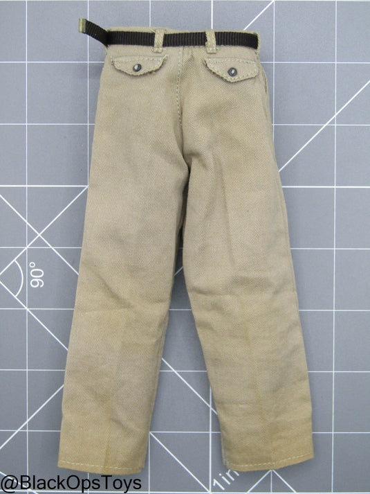 Indiana Jones - Tan Combat Pants w/Belt (READ DESC)