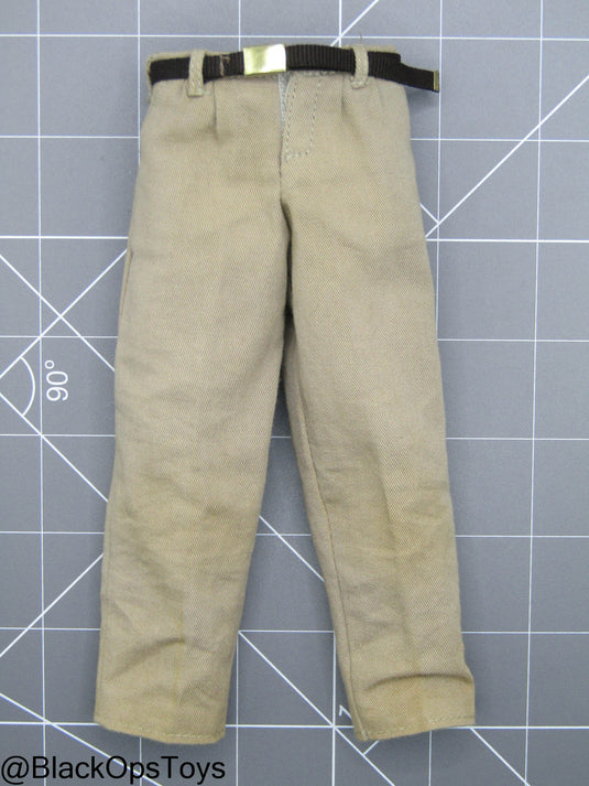 Indiana Jones - Tan Combat Pants w/Belt (Hot Toys)