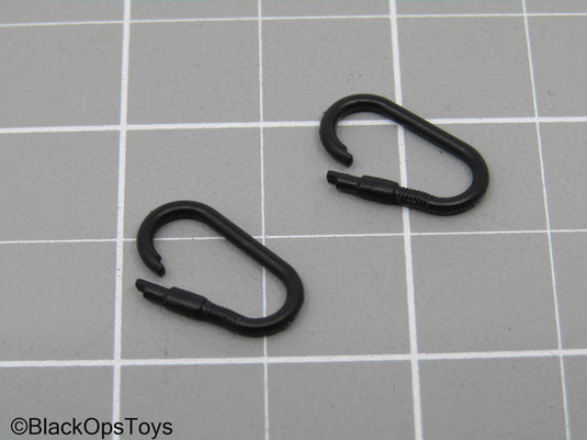 Black Carabiner Set