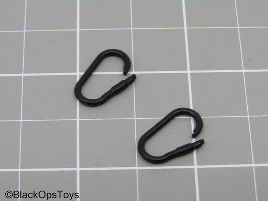 Black Carabiner Set