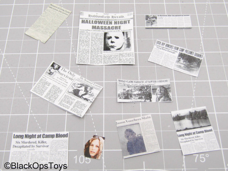 Load image into Gallery viewer, Horror Newspaper Clippings
