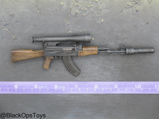 Vietnam Era AK47 w/Suppressor & Scope (READ DESC)