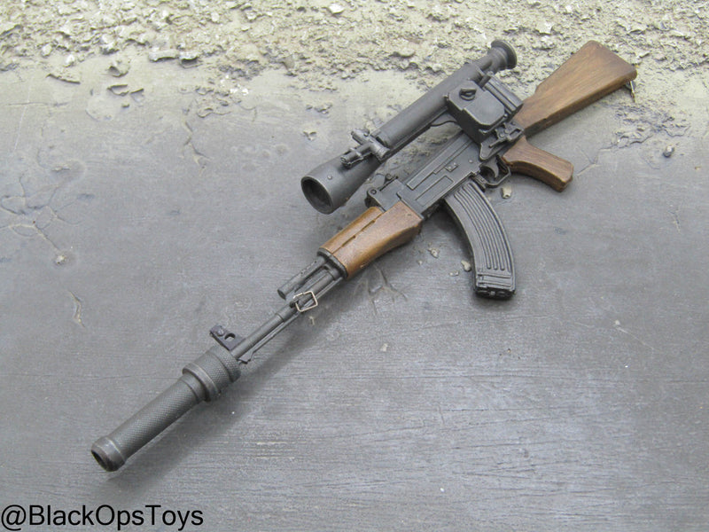 Load image into Gallery viewer, Vietnam Era AK47 w/Suppressor &amp; Scope (READ DESC)
