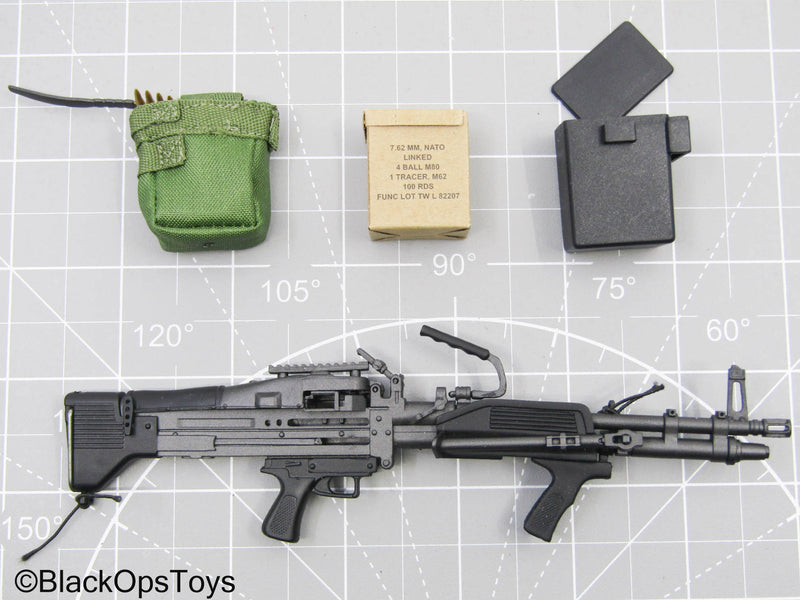 Load image into Gallery viewer, MK43 w/Ammo Belt, Pouch, &amp; Drum (Barrack Sergeant) (READ DESC)
