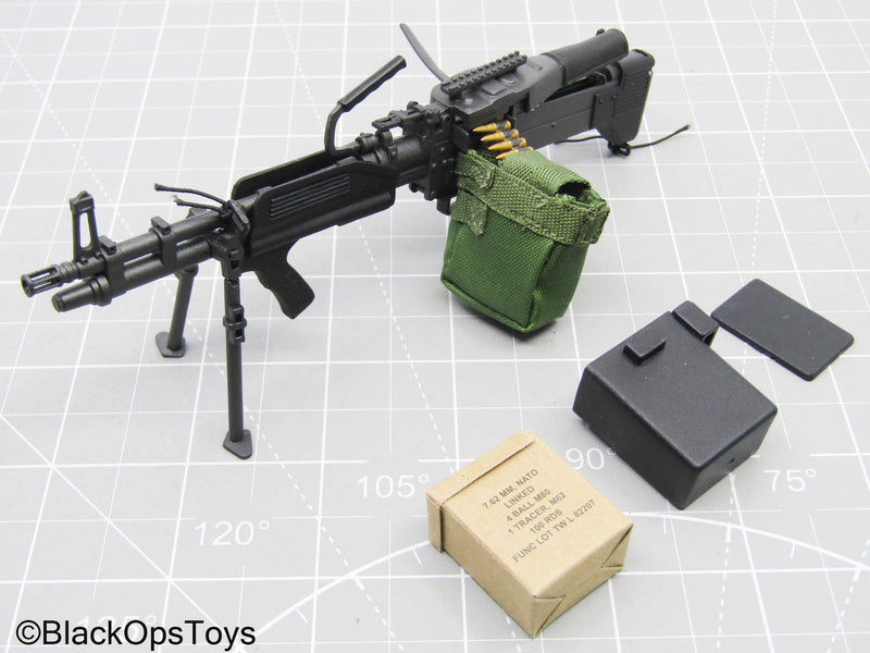 Load image into Gallery viewer, MK43 w/Ammo Belt, Pouch, &amp; Drum (Barrack Sergeant) (READ DESC)

