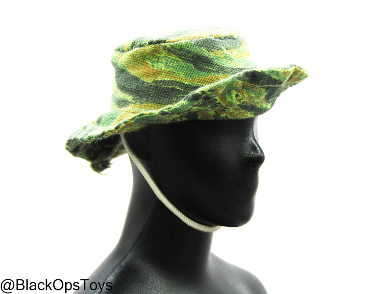 Load image into Gallery viewer, Vietnam Era Tiger Stripe Camo Boonie Hat
