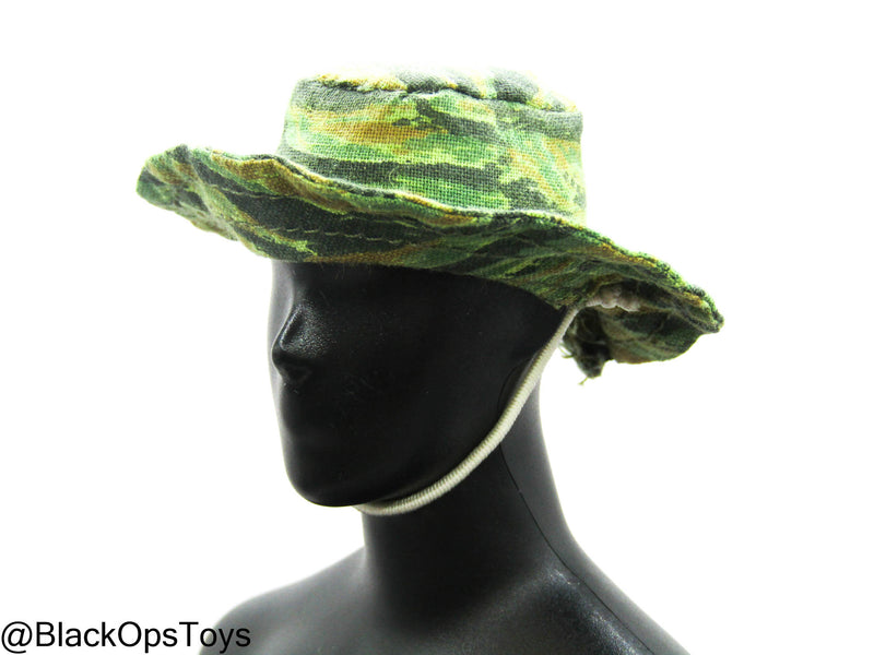 Load image into Gallery viewer, Vietnam Era Tiger Stripe Camo Boonie Hat

