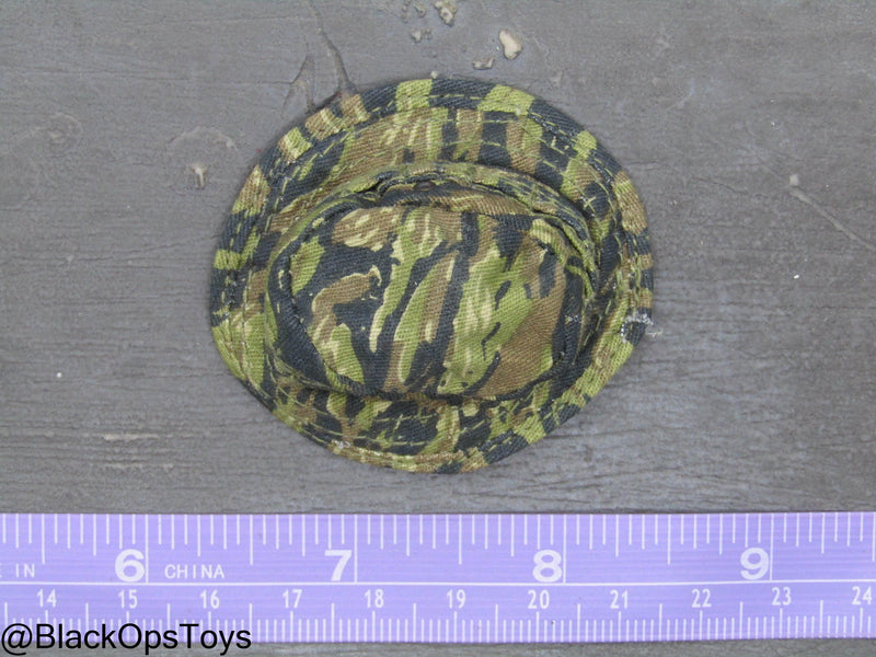 Load image into Gallery viewer, Vietnam Era Tiger Stripe Camo Boonie Hat
