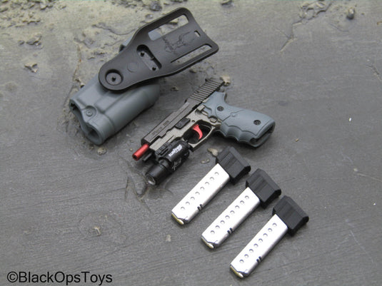 Doom's Day Weapon Set VI Ver. C - Grey Pistol Set w/Holster