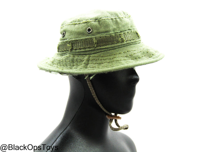 Load image into Gallery viewer, Vietnam Era OD Green Boonie Hat
