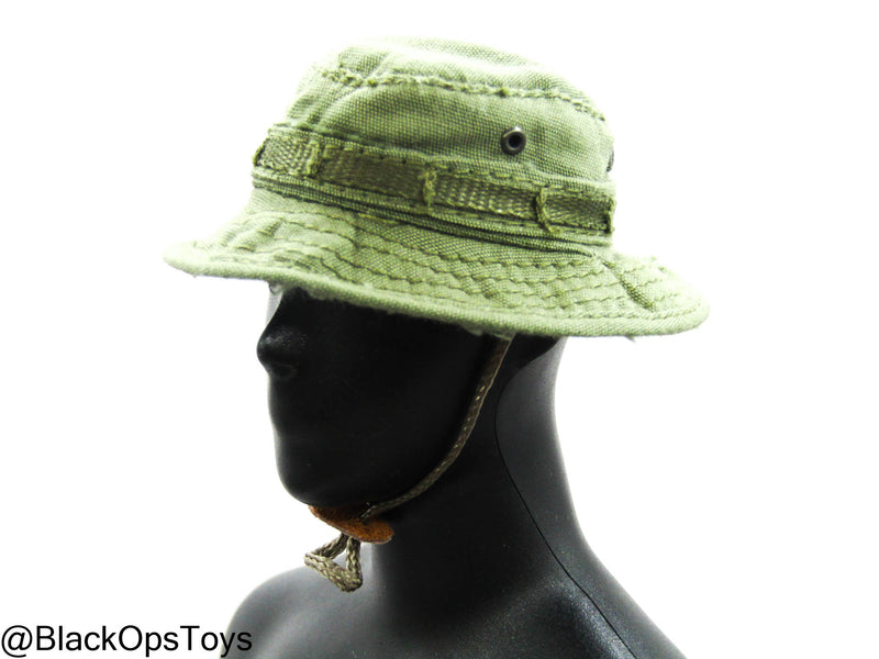Load image into Gallery viewer, Vietnam Era OD Green Boonie Hat
