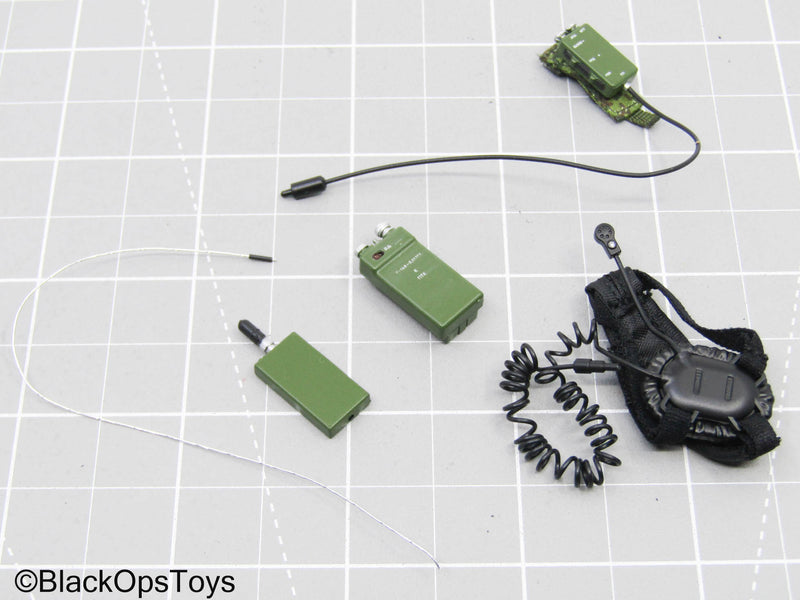 Load image into Gallery viewer, OD Green Radio Set &amp; Black Headset
