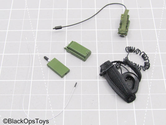 OD Green Radio Set & Black Headset