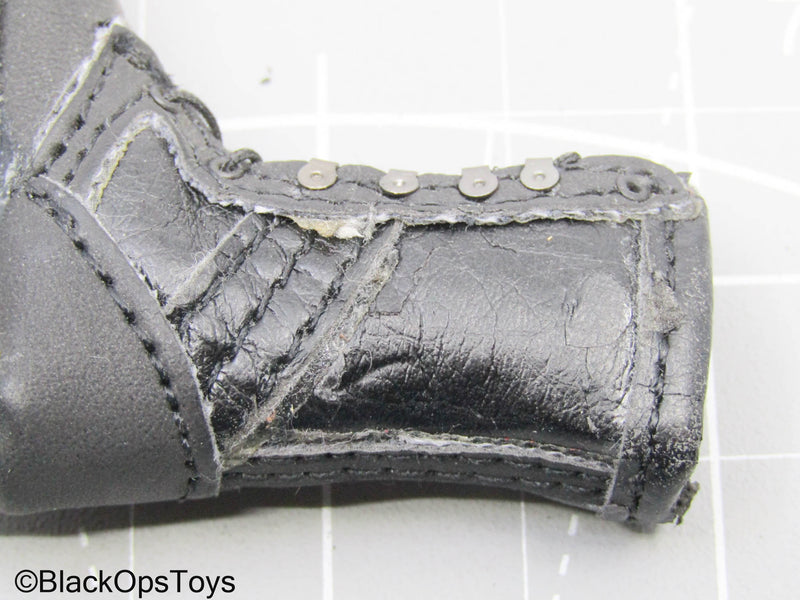 Load image into Gallery viewer, Black Combat Boots (Foot Type) (READ DESC)
