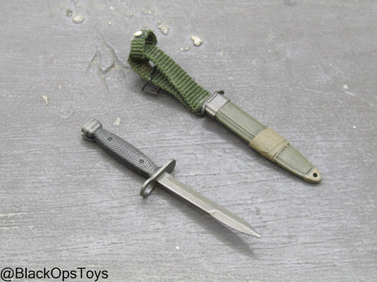 Vietnam Era Bayonet Knife w/Sheath