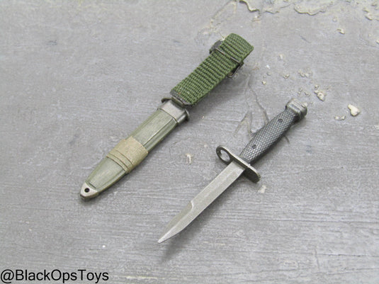 Vietnam Era Bayonet Knife w/Sheath