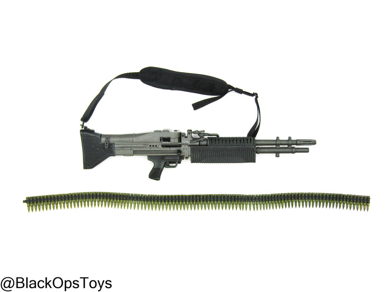 Load image into Gallery viewer, Vietnam Era M60 &quot;The Pig&quot; Light Machine Gun w/Sling &amp; Ammo Belt
