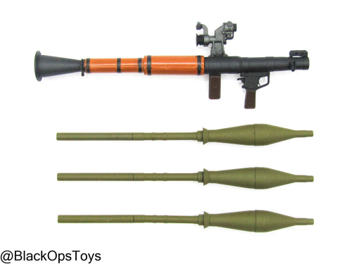 Vietnam Era RPG Rocket Launcher w/Rockets (x3)