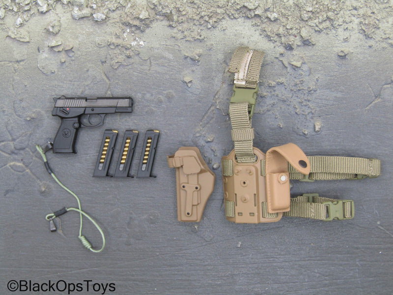 Load image into Gallery viewer, PLA Special Forces - QSZ-92 Pistol w/Drop Leg Holster
