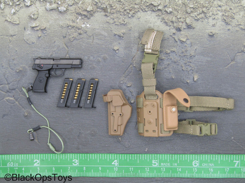 Load image into Gallery viewer, PLA Special Forces - QSZ-92 Pistol w/Drop Leg Holster
