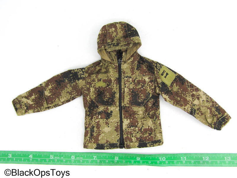 Load image into Gallery viewer, PLA Special Forces - Type 07 Pixelated Camo Hooded Jacket
