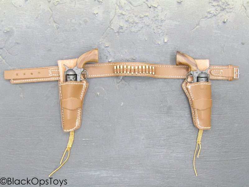 Load image into Gallery viewer, Western Set - Dual Colt .45 w/Bullet Belt &amp; Dual Holster
