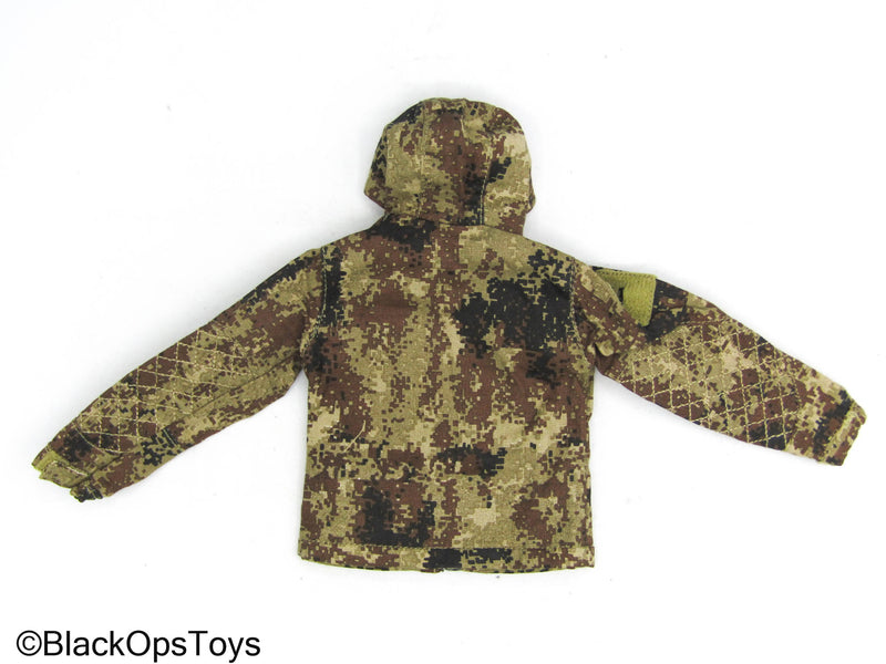 Load image into Gallery viewer, PLA Special Forces - Type 07 Pixelated Camo Hooded Jacket
