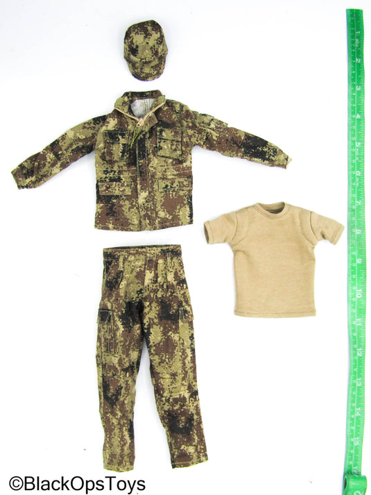 PLA Special Forces - Type 07 Pixelated Camo Uniform Set