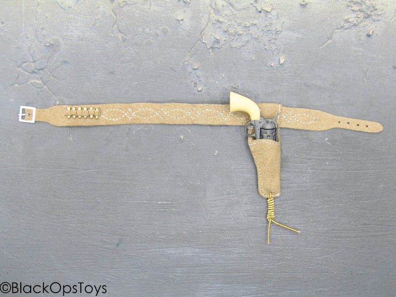 Load image into Gallery viewer, Western Set - John Wayne Colt .45 w/Tan Bullet Belt Stitched Design
