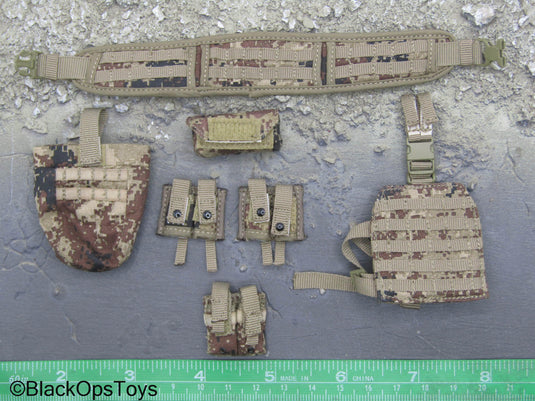 PLA Special Forces - Type 07 Pixelated Camo Battle Belt Set