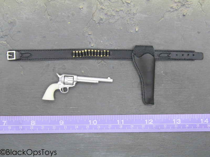 Load image into Gallery viewer, Western Set - Gunfighter Colt .45 White Grip w/Black Slim-Jim Holster
